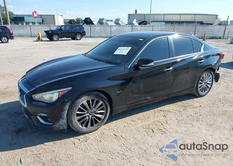 2019 Infiniti Q50 3.0T Luxe from USA, damaged, VIN JN1EV7APXKM513573
